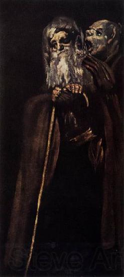 Francisco de Goya Two Monks Germany oil painting art